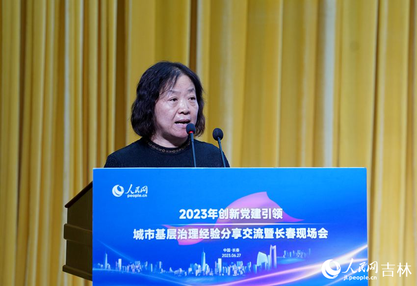 北京市大興區委社會工委委員、二級調研員李洋。人民網 石天蛟攝