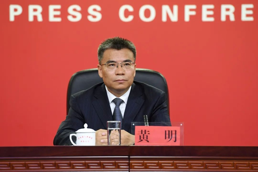 吉林省人社廳副廳長黃明。（吉林發布）
