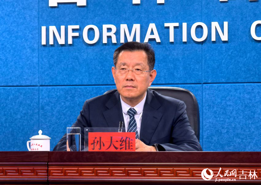 吉林省工信廳二級巡視員孫大維。人民網記者 馬俊華攝