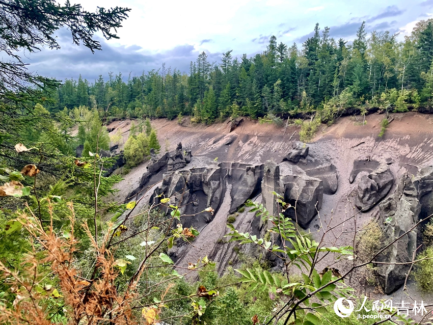 位于安圖縣二道白河鎮(zhèn)的長白山峽谷浮石林景區(qū)，由于自然風化、雨水沖擊，形成了30多處大小造型各異的浮石林景觀。人民網記者 李思玥攝