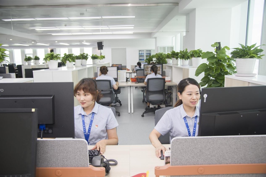 長天集團客戶服務中心。(資料圖片 長天集團供圖)