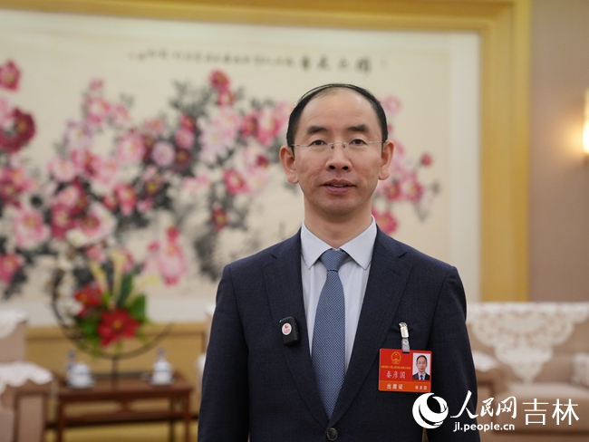 長春市人大代表、吉林大學白求恩第二醫(yī)院院長秦彥國。人民網(wǎng)記者 李洋攝