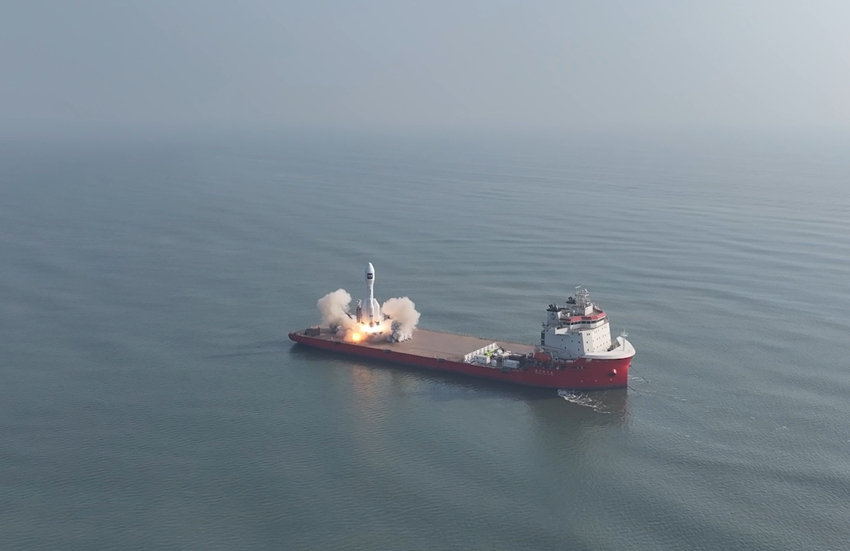 發射現場。安迪 王可琪攝