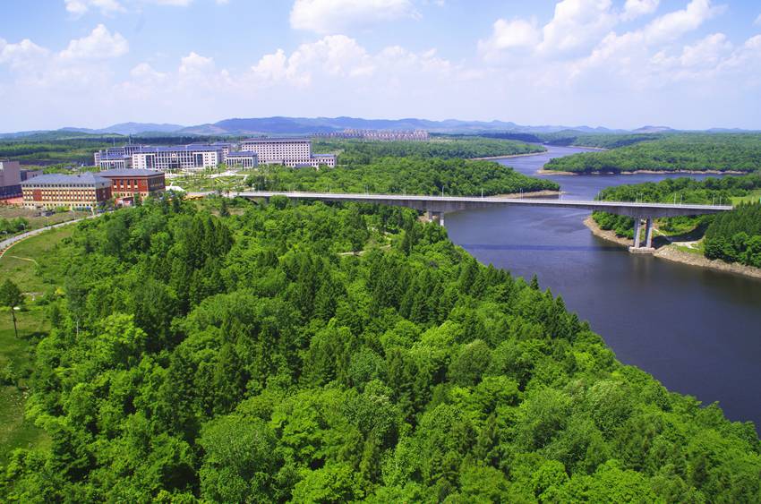 藍天碧水，生態撫松。（撫松縣委宣傳部供圖）