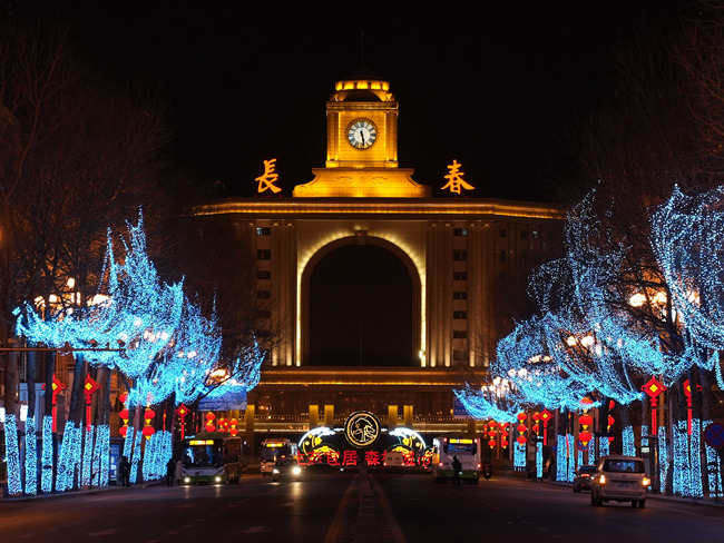 長(zhǎng)春夜景。人民網(wǎng)李洋攝
