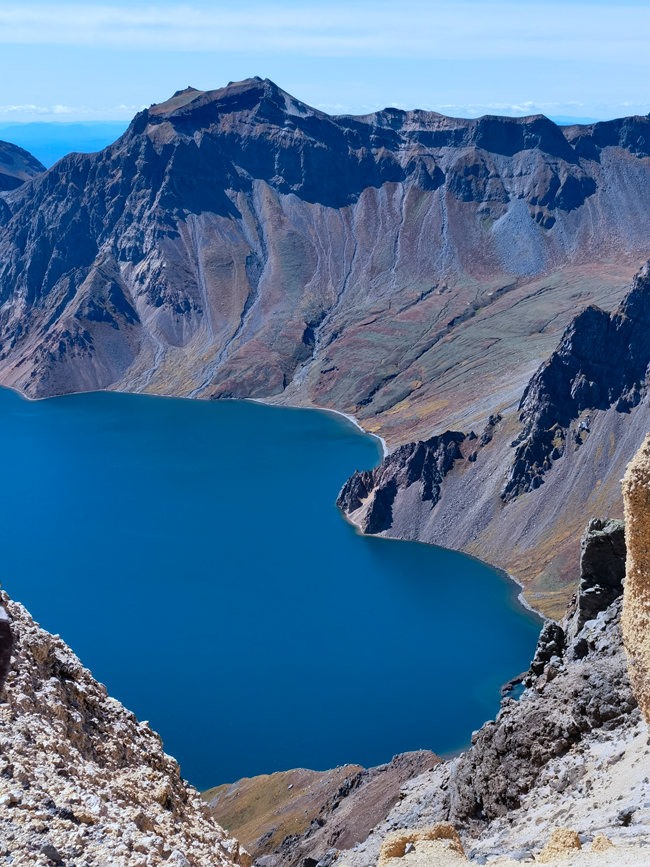 長白山天池美景。人民網記者 李洋攝