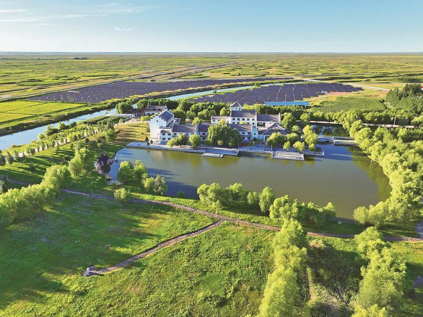 以引嫩入白供水工程為依托,集自然景觀與人文景觀于一體的嫩水韻白風景區。潘晟昱攝