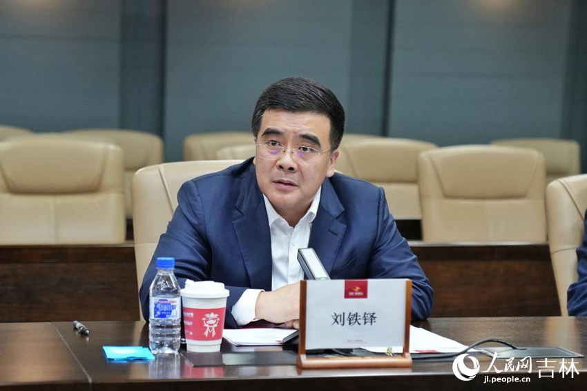 吉林省委宣傳部副部長、吉林廣播電視臺黨組書記、臺長劉鐵鐸。人民網記者 李洋攝