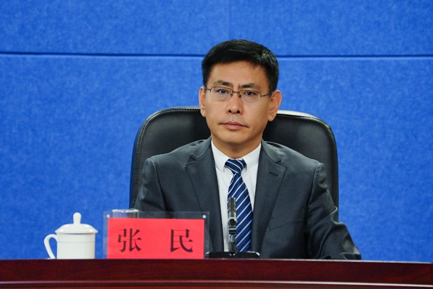 長春市蓮花山度假區(qū)管委會(huì)副主任張民。(吉林發(fā)布)