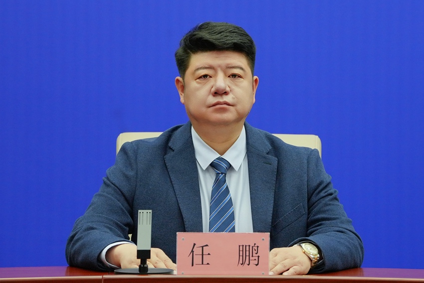 長春冰雪新天地總經理任鵬。(長春市委宣傳部供圖)