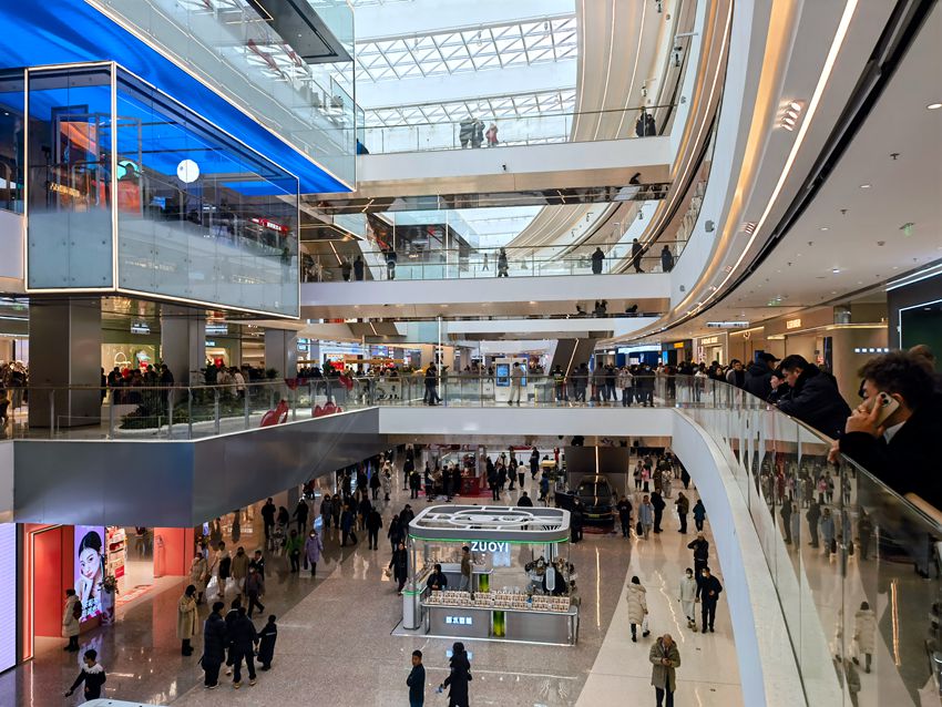 長春寬城區上海路萬達廣場。長春寬城區委宣傳部供圖