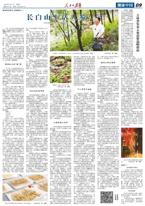 長白山上話人參