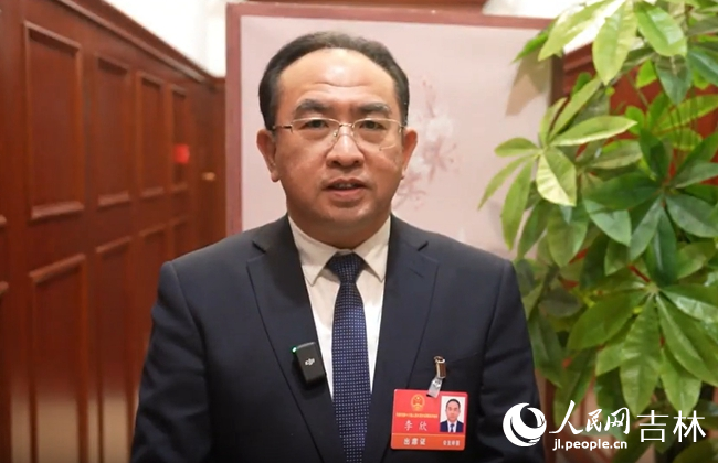 長春市人大代表，長春國家農高區黨工委副書記、管委會主任李欣。人民網記者 李成偉攝