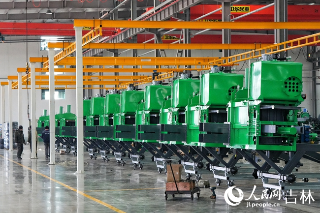 吉林天朗農機裝配車間。人民網記者 李洋攝