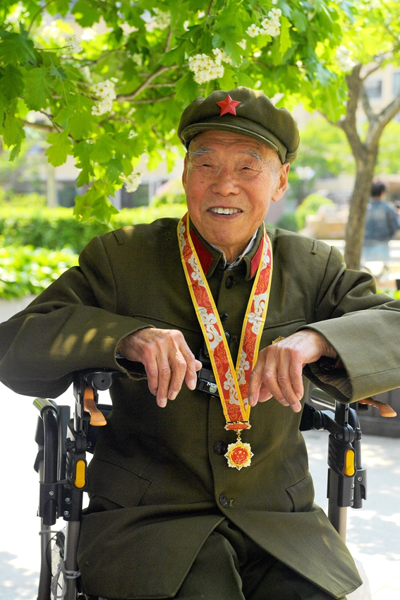 抗戰老兵韓景俊。