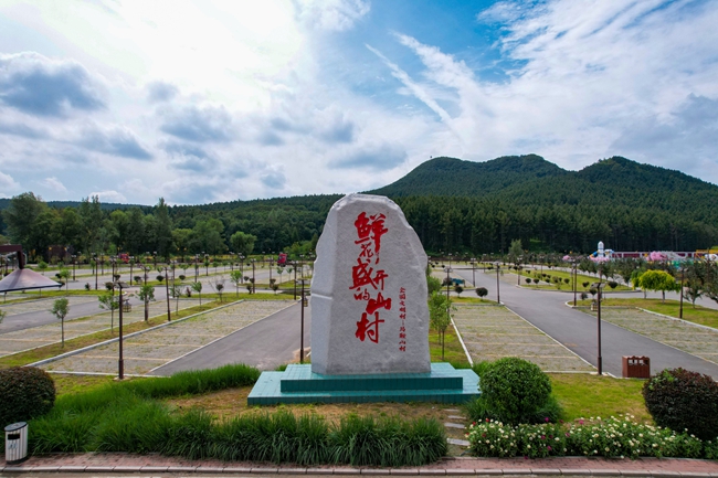 鳥瞰馬鞍山村。