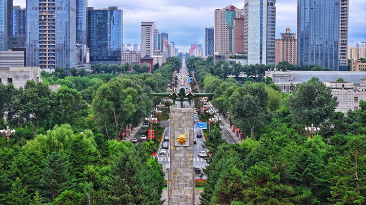 長春人民廣場。人民網記者 李洋攝