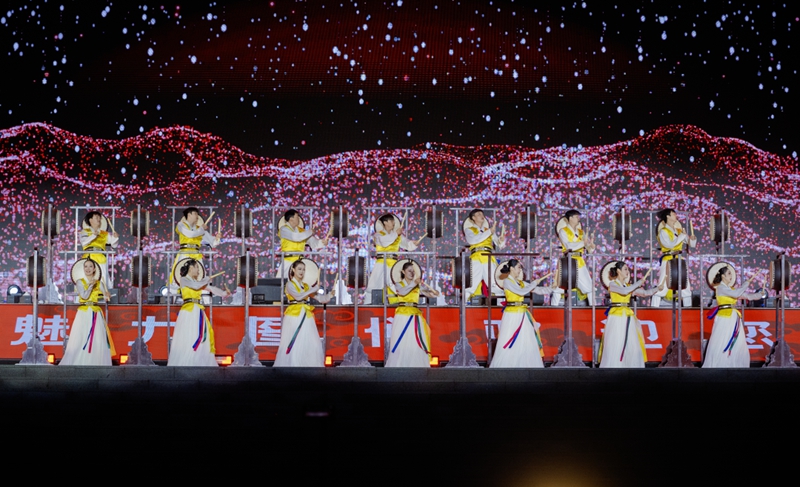 圖們市文化旅游節表演。（圖們市委宣傳部供圖）