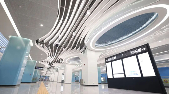 霧開河大街站。圖片來源:長春軌道交通集團(tuán)微信公眾號