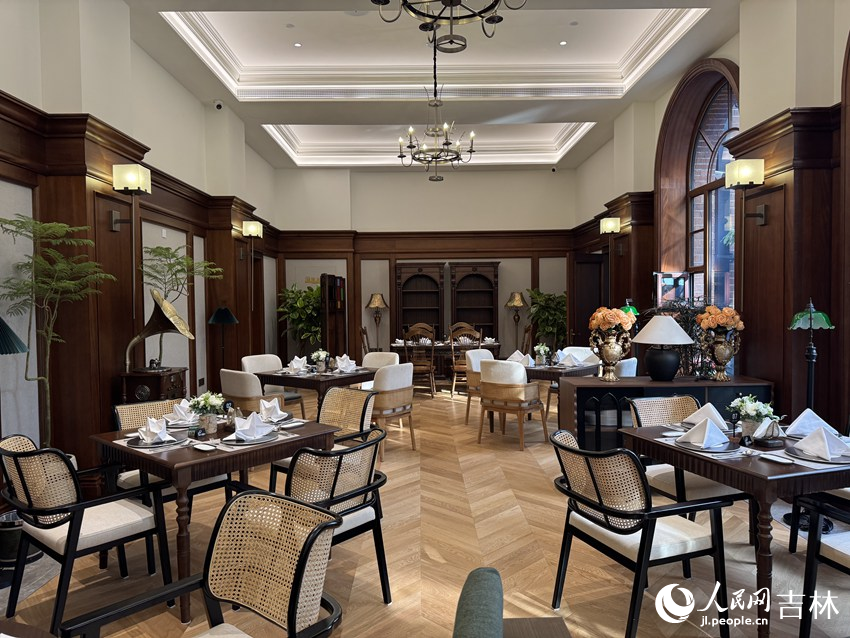 典雅的用餐區。人民網記者 李思玥攝
