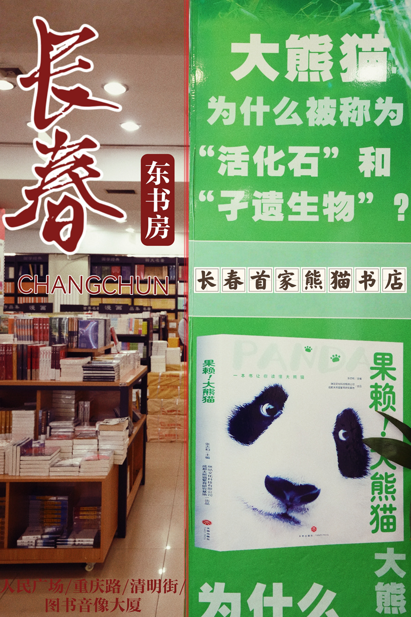 東書房·新華休閑書店。海報設計:人民網記者 李洋