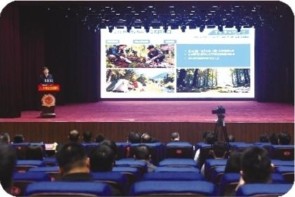 產業項目負責人對項目進行宣講。