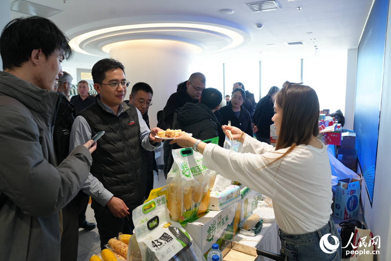 產銷對接環節。人民網記者 李洋攝