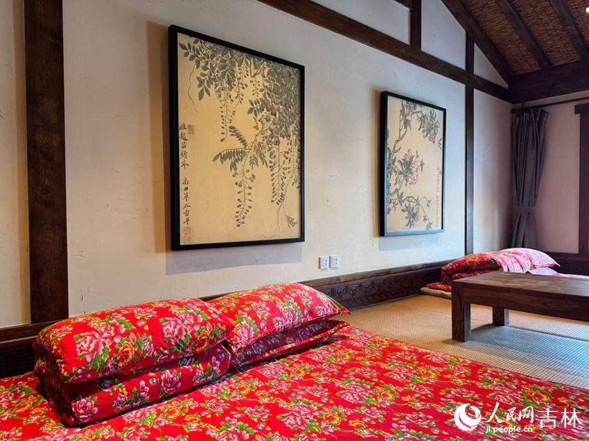 頗具關東風情的原鄉客棧。人民網記者 李思玥攝