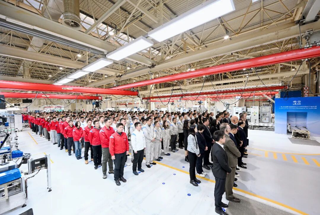 第1000萬臺EA888發動機下線儀式現場