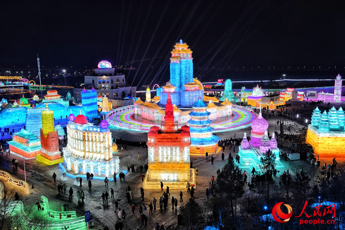 長春冰雪新天地景區。人民網記者 李洋攝