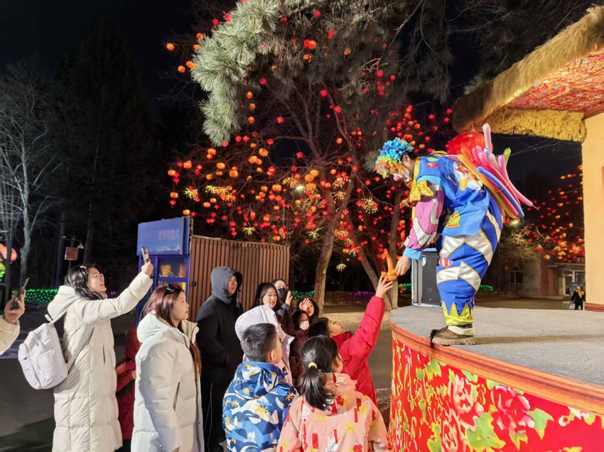 長春動植物公園內，大家各司其職，帶給游客歡樂體驗。人民網記者 王海躍攝